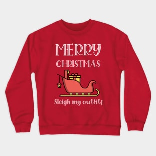 Merry And Bright Christmas Gift Crewneck Sweatshirt